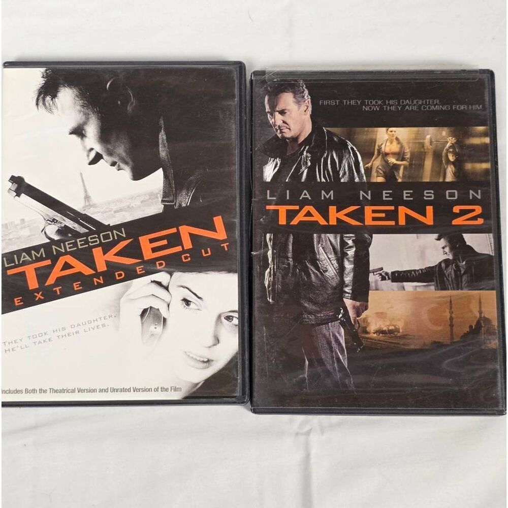 Taken & Taken 2 (DVD Set) Liam Neeson Action Bundle